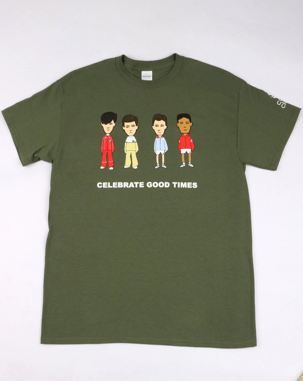 80s Casual Classics Business Vs Firm T Shirt Khaki - Image 4