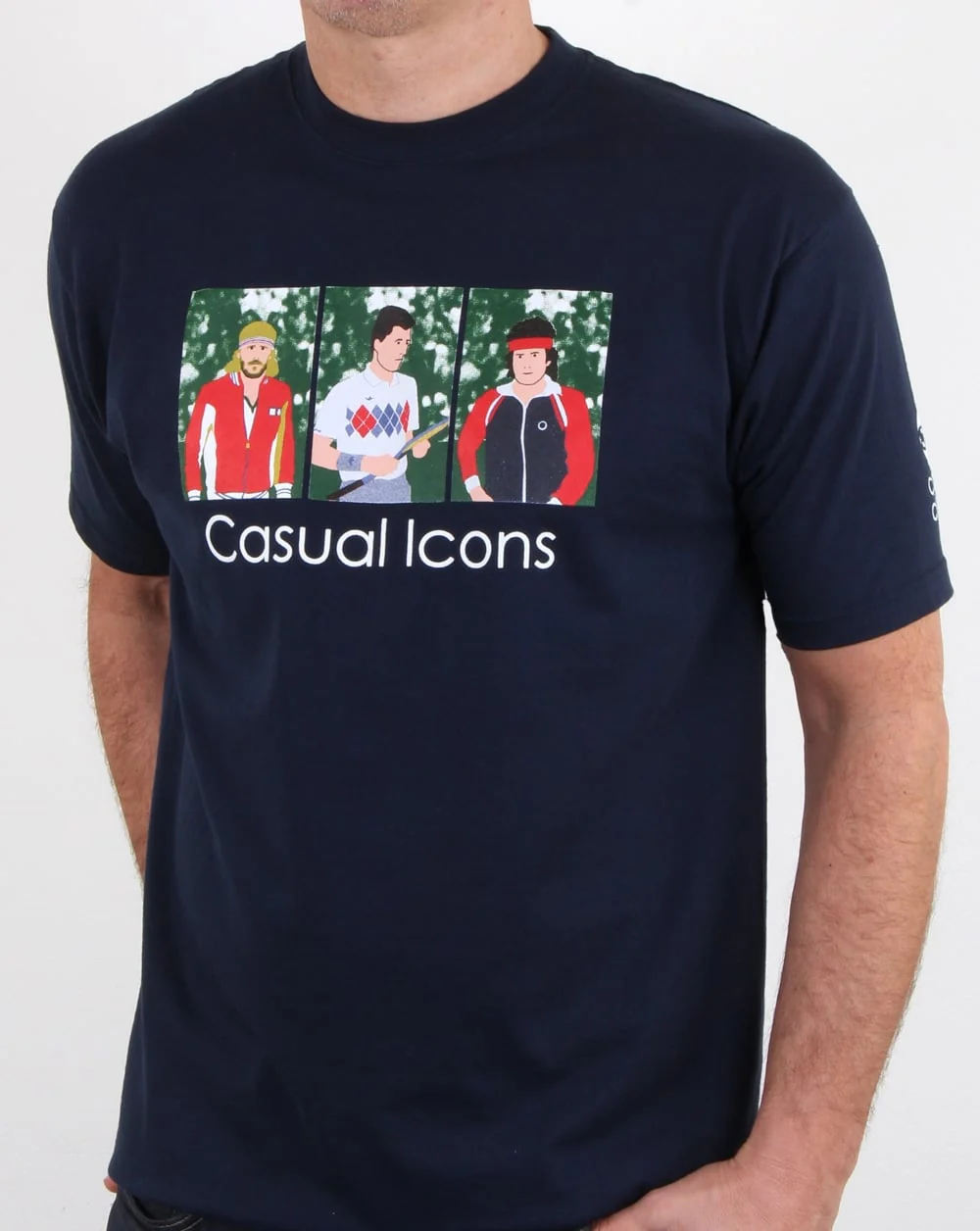 80s Casual Classics Casual Icons T Shirt Navy - Image 3