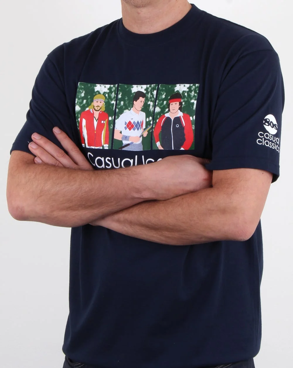 80s Casual Classics Casual Icons T Shirt Navy - Image 4