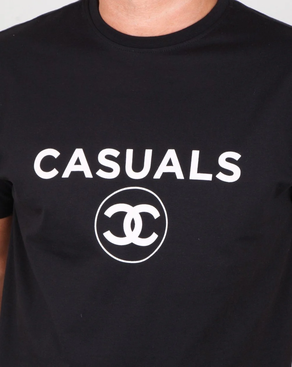 80s Casual Classics Fashion Casual T Shirt Black - Image 2