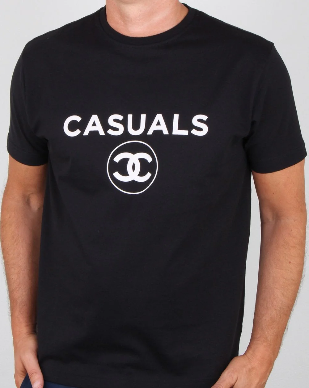 80s Casual Classics Fashion Casual T Shirt Black - Image 3