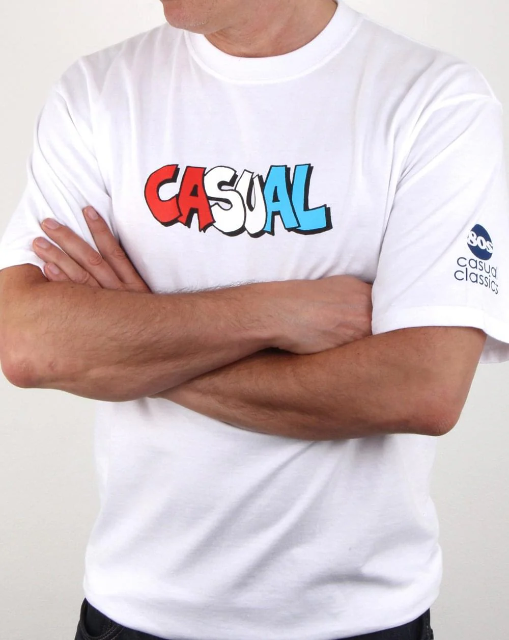 80s Casual Classics Graffiti T Shirt White - Image 3