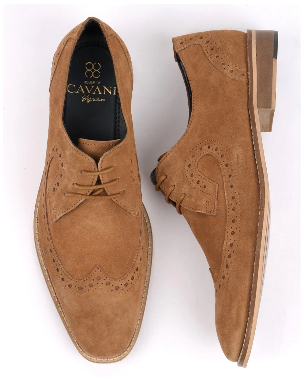 80s Casual Classics Liam Suede Shoes Tan - Image 2