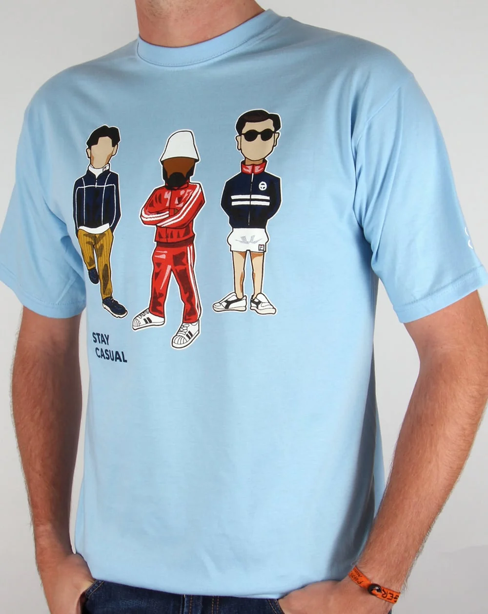 80s Casual Classics Minty Stay Casual T-shirt Sky Blue