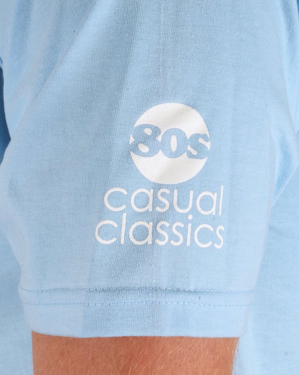 80s Casual Classics Minty Stay Casual T-shirt Sky Blue - Image 3