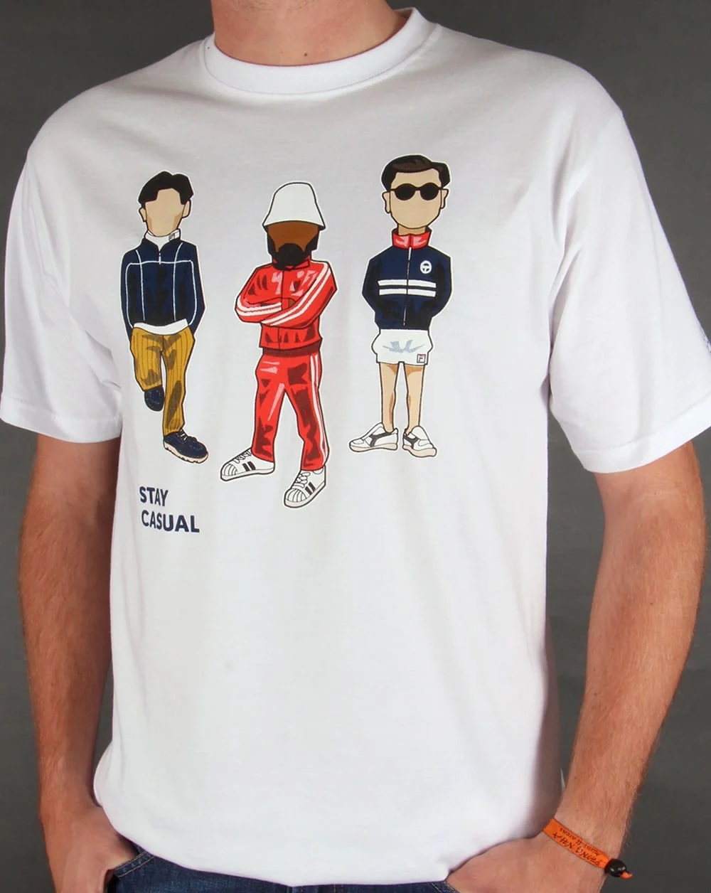 80s Casual Classics Minty Stay Casual T-shirt White