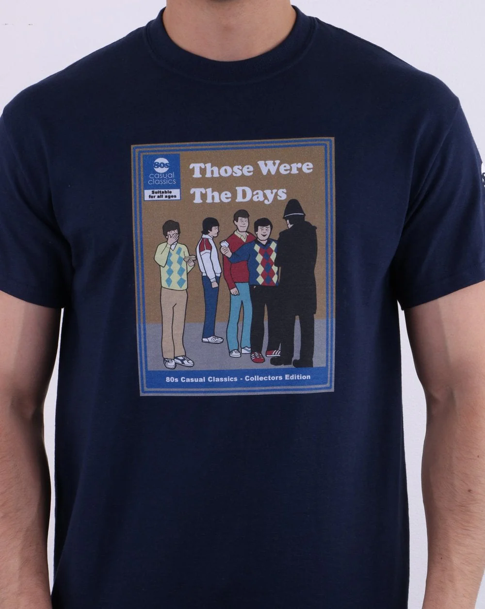 80s Casual Classics Those Were The Days T Shirt Navy