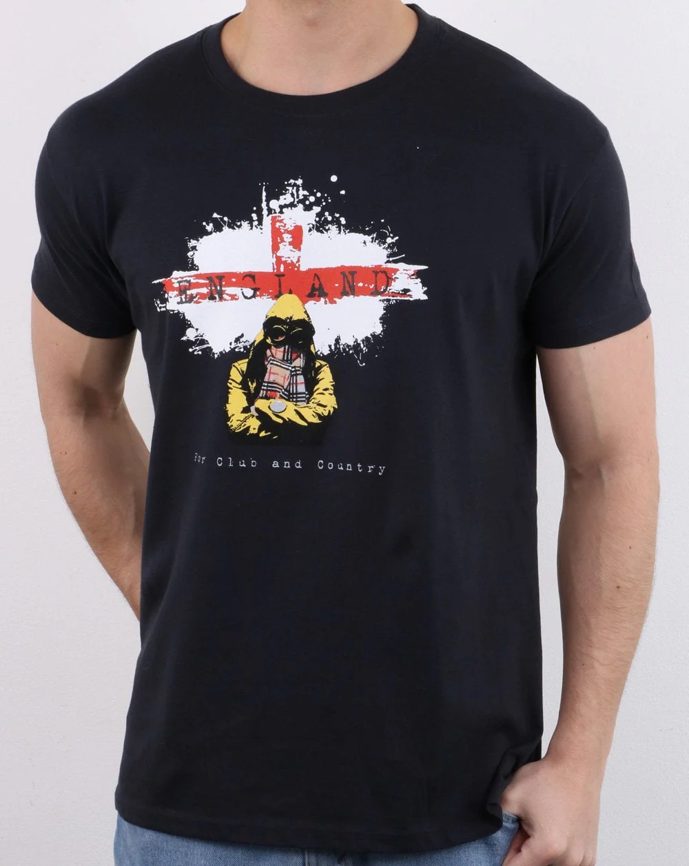 80s Casuals For Club And Country T-shirt Navy - Image 2