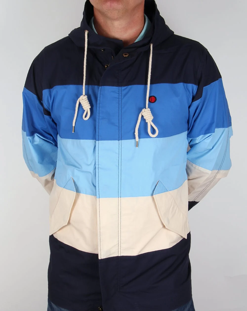 80s Casuals Nice MK II Yachting Jacket Blue - Image 3