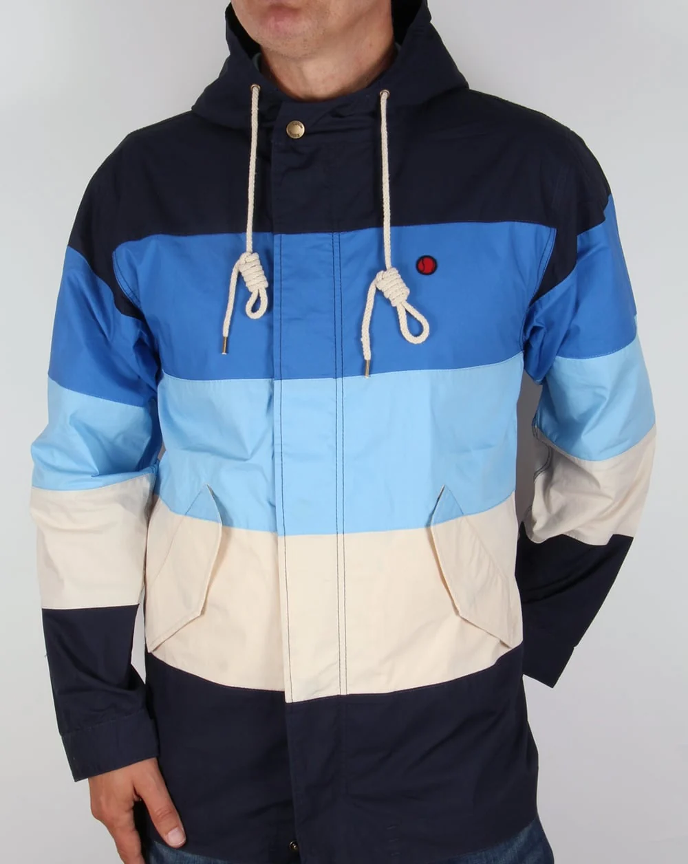 80s Casuals Nice MK II Yachting Jacket Blue - Image 4