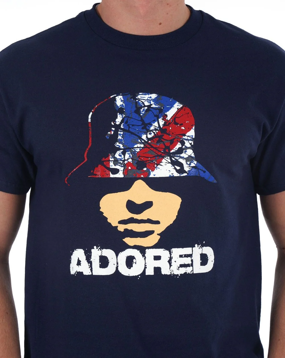 80s Casuals - Roses Reni Bucket Hat T-shirt Navy - Image 2