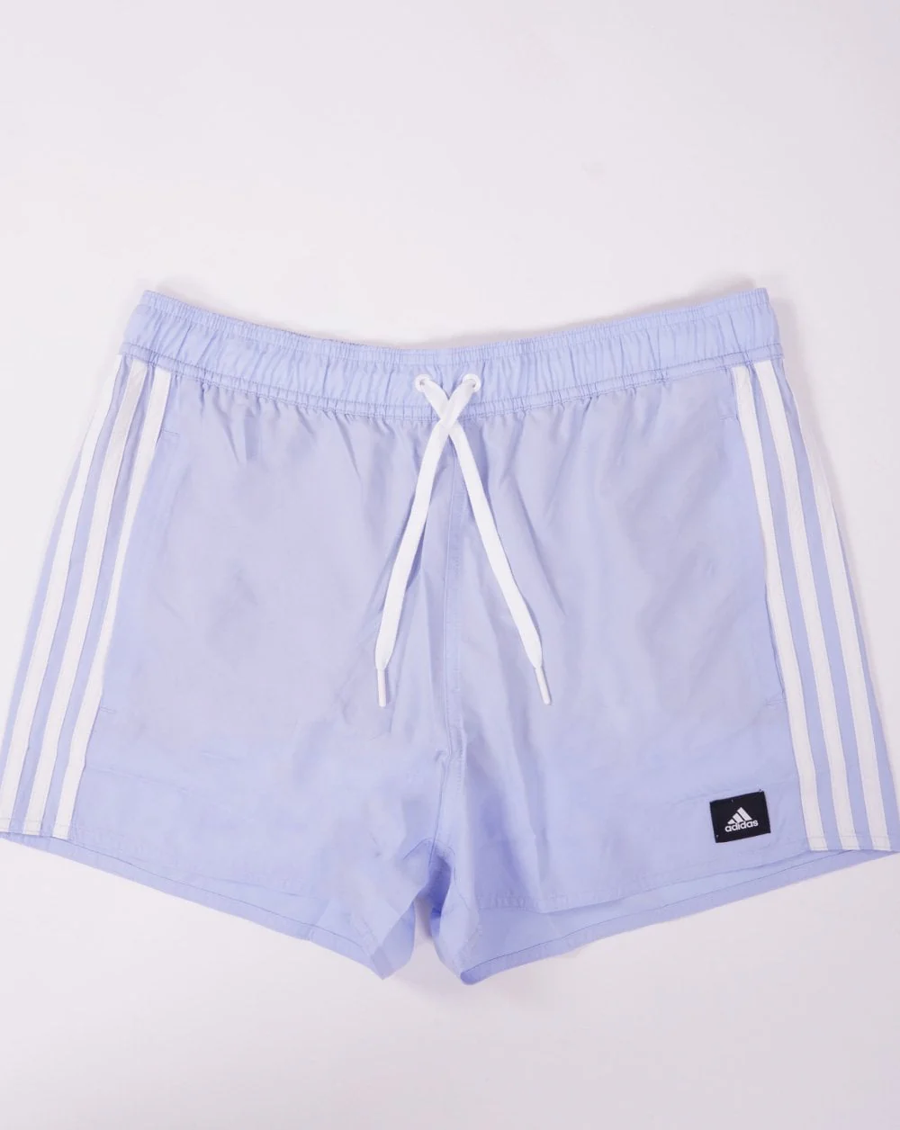 Adidas 3 Stripes CLX Swim Shorts Blue Dawn