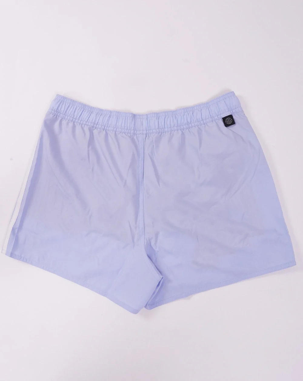 Adidas 3 Stripes CLX Swim Shorts Blue Dawn - Image 3