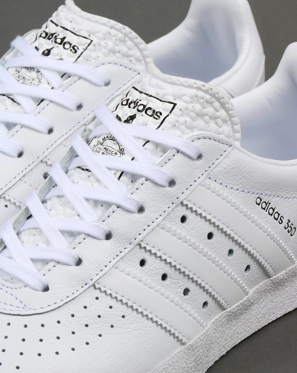 Adidas 350 Trainers White - Image 4