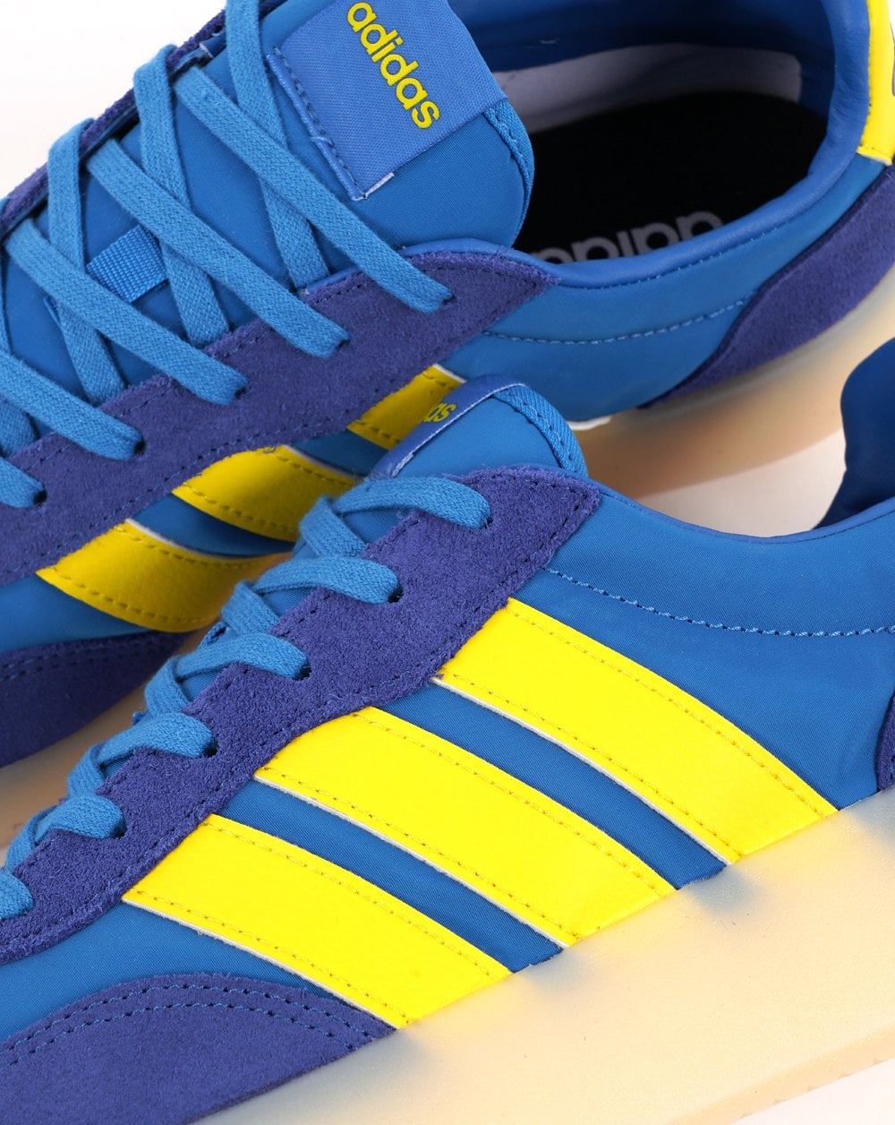 Adidas Barreda Trainers Royal Yellow Ice Sole - Image 4