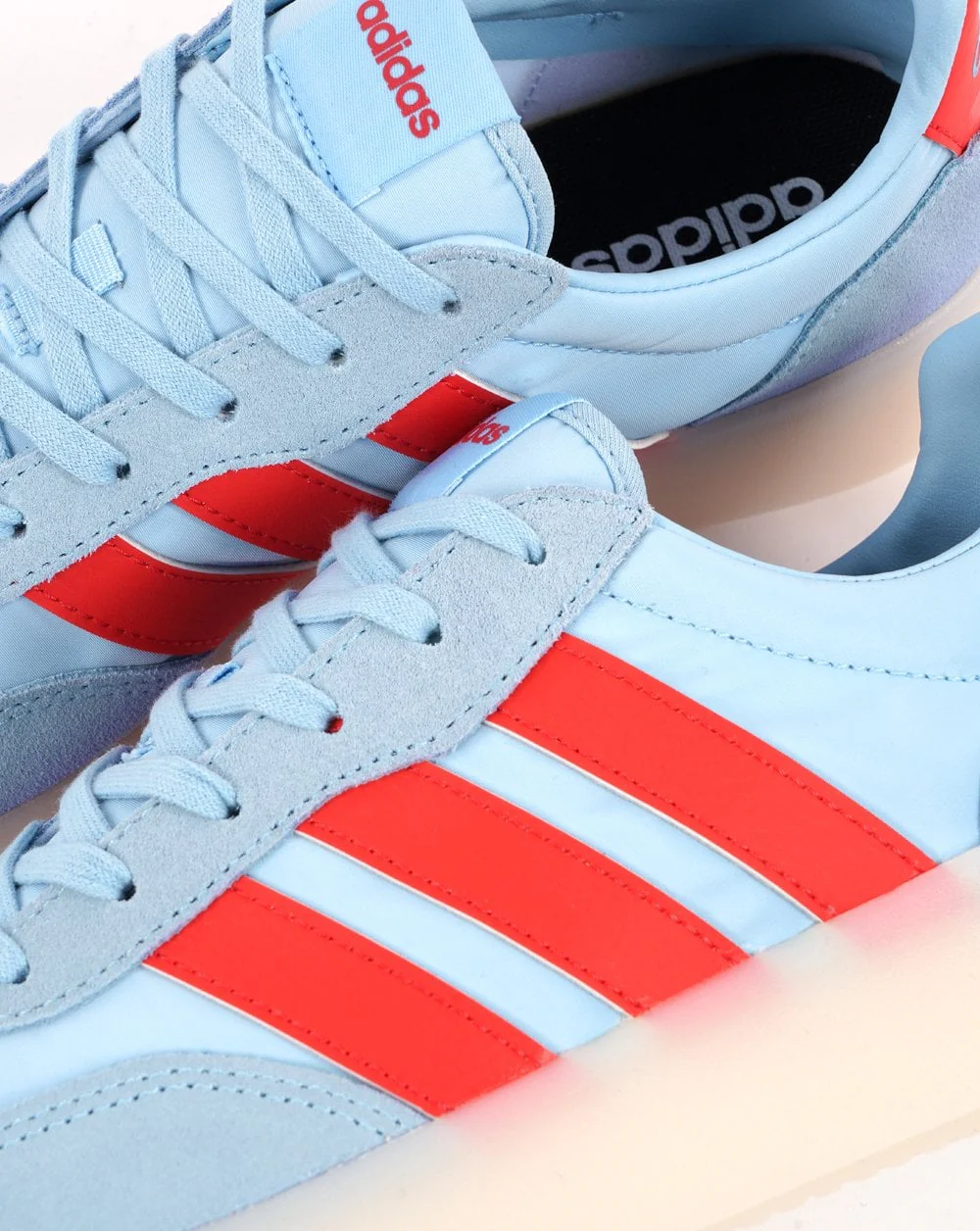 Adidas Barreda Trainers Sky Red Ice Sole - Image 4