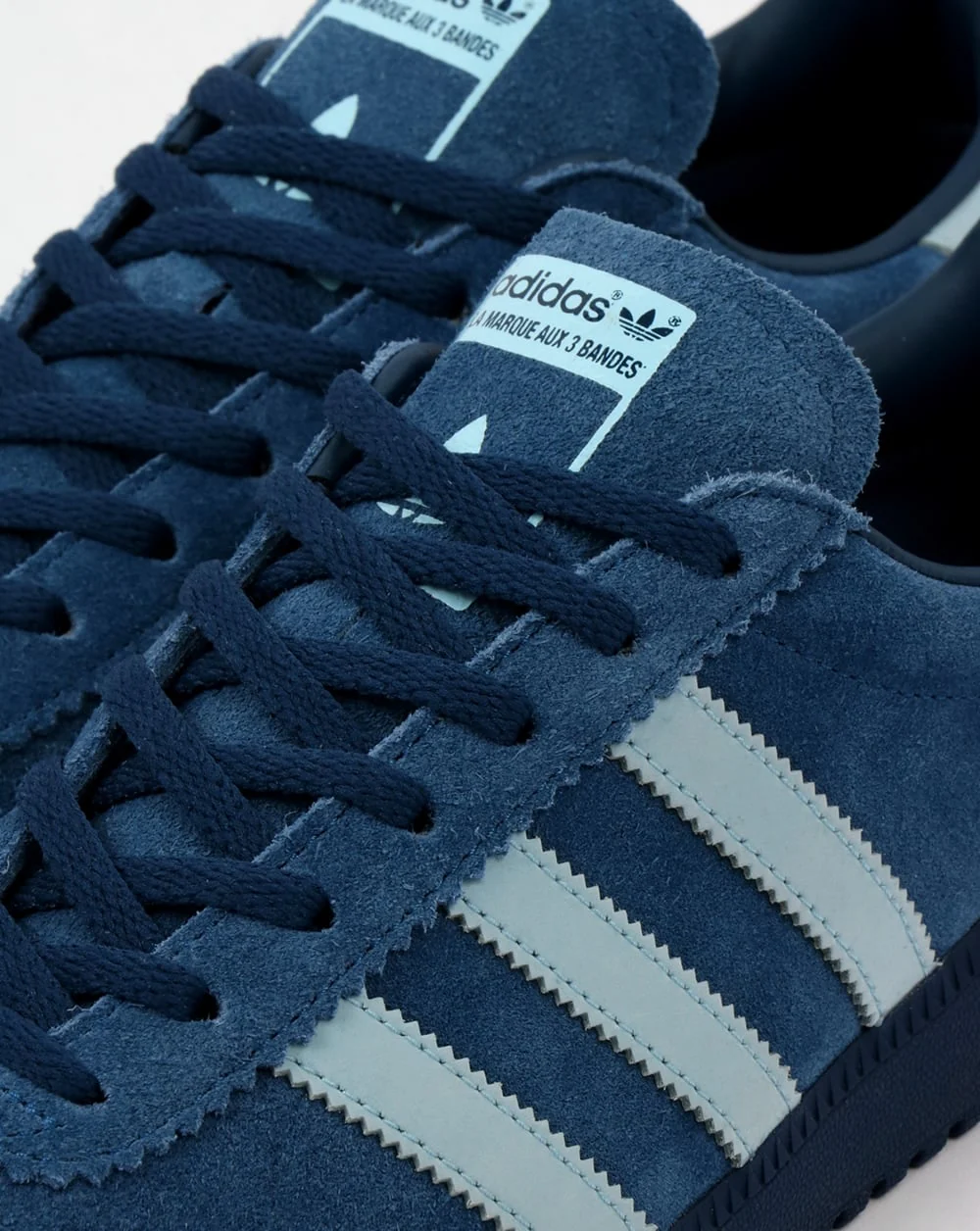 Adidas Bermuda Trainers Vintage Navy/Sky Blue - Image 3