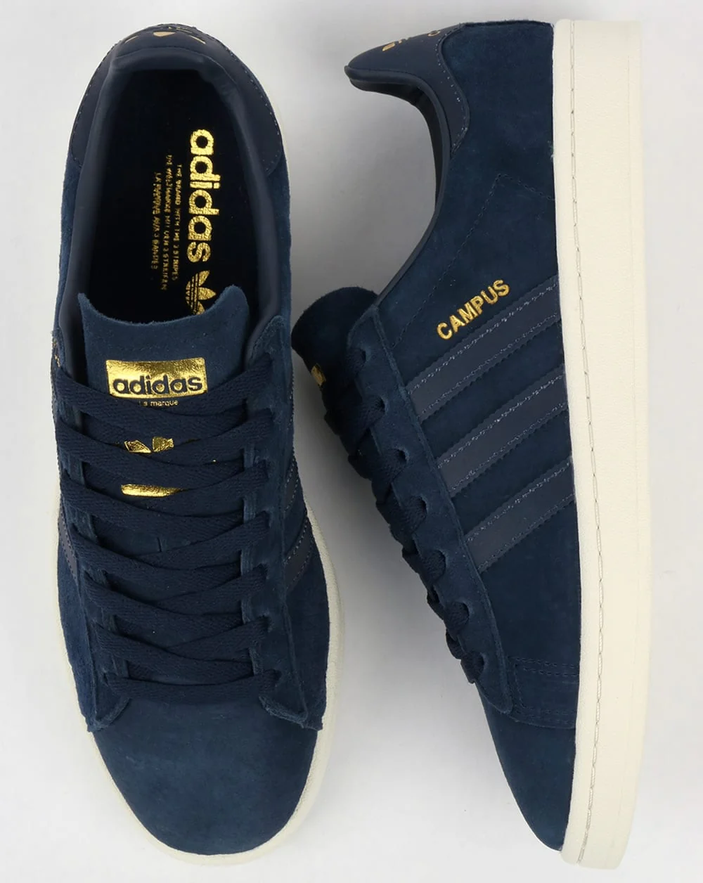 Adidas Campus Trainers Navy / Navy Reflect - Image 2