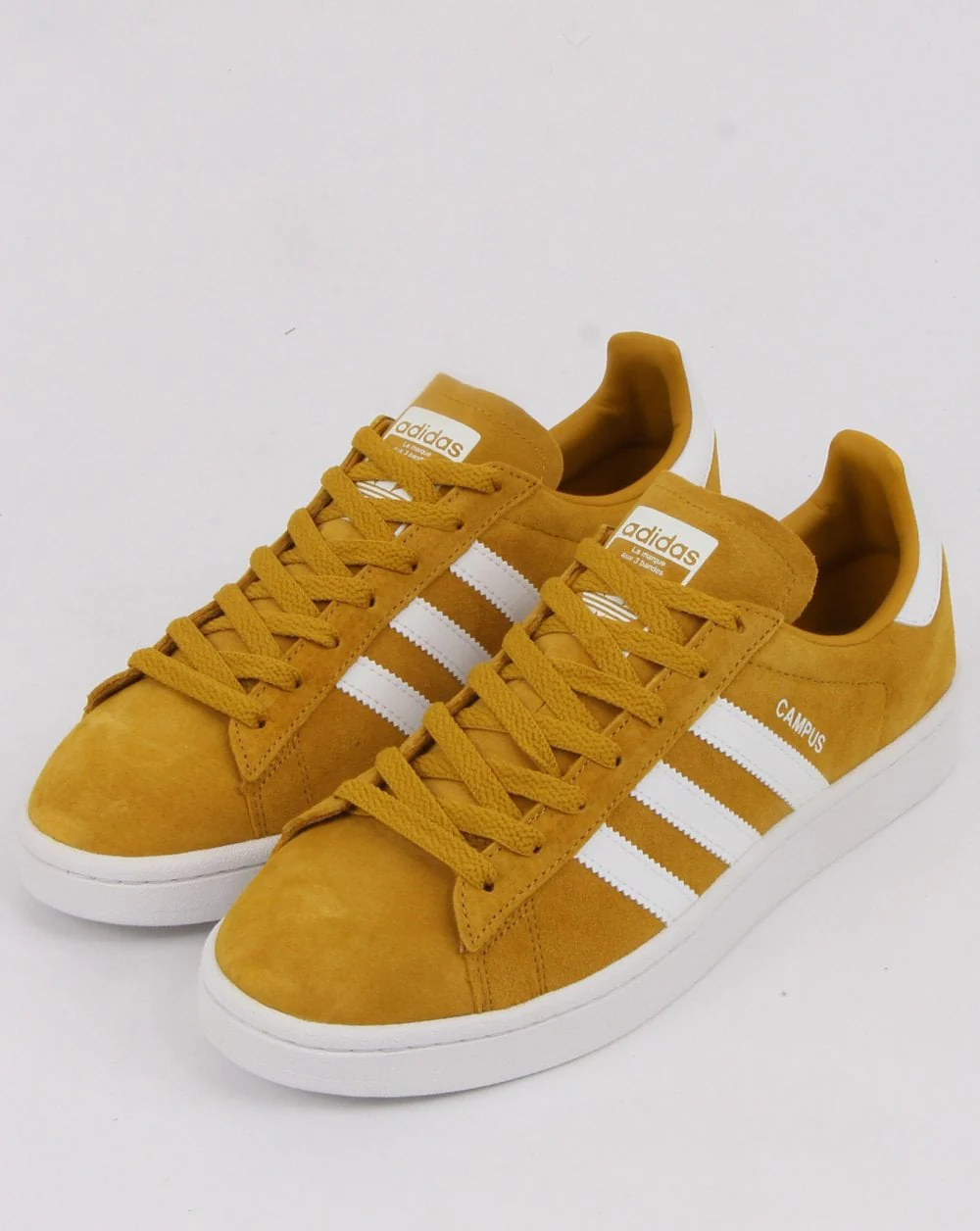 Adidas Campus Trainers Raw Ochre/white - Image 3