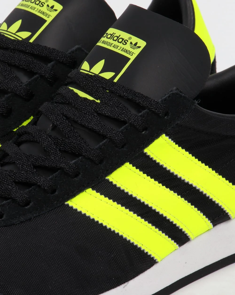 Adidas Country OG Trainers Black/Solar Yellow - Image 4