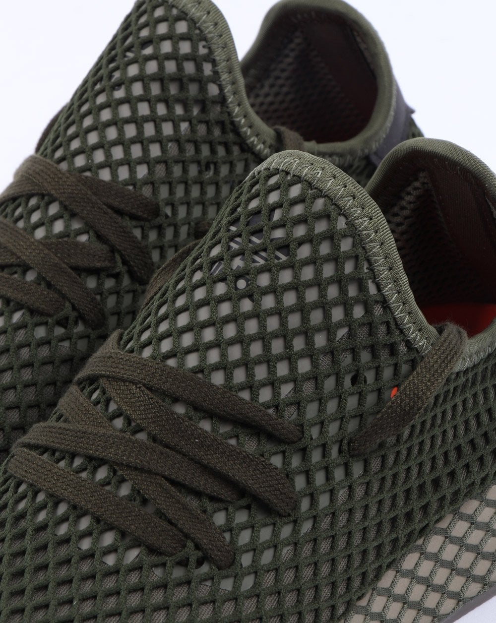 Adidas Deerupt Runner Trainers Base Green/orange - Image 3