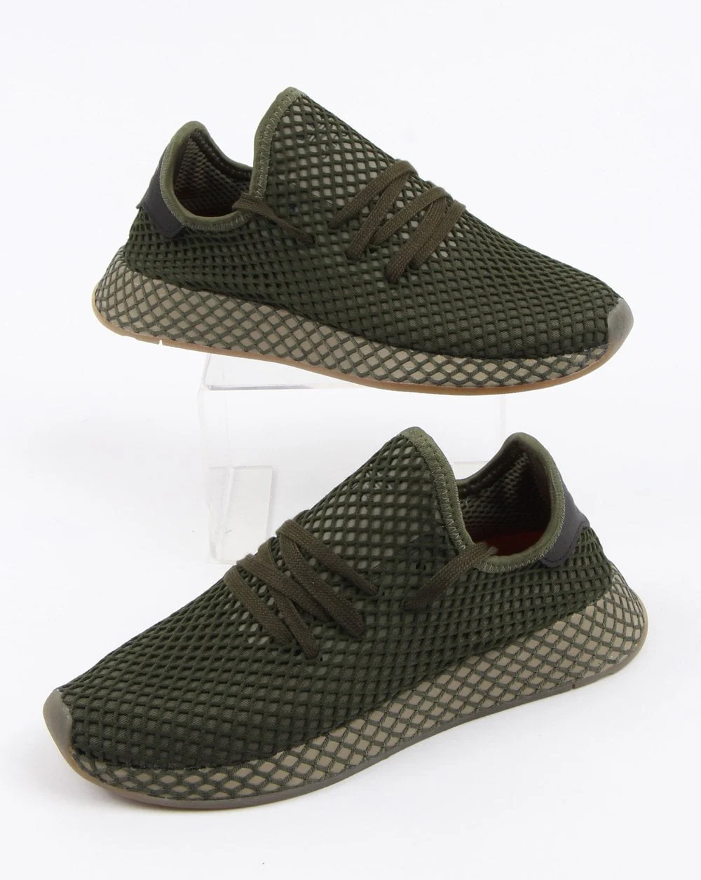 Adidas Deerupt Runner Trainers Base Green/orange - Image 4