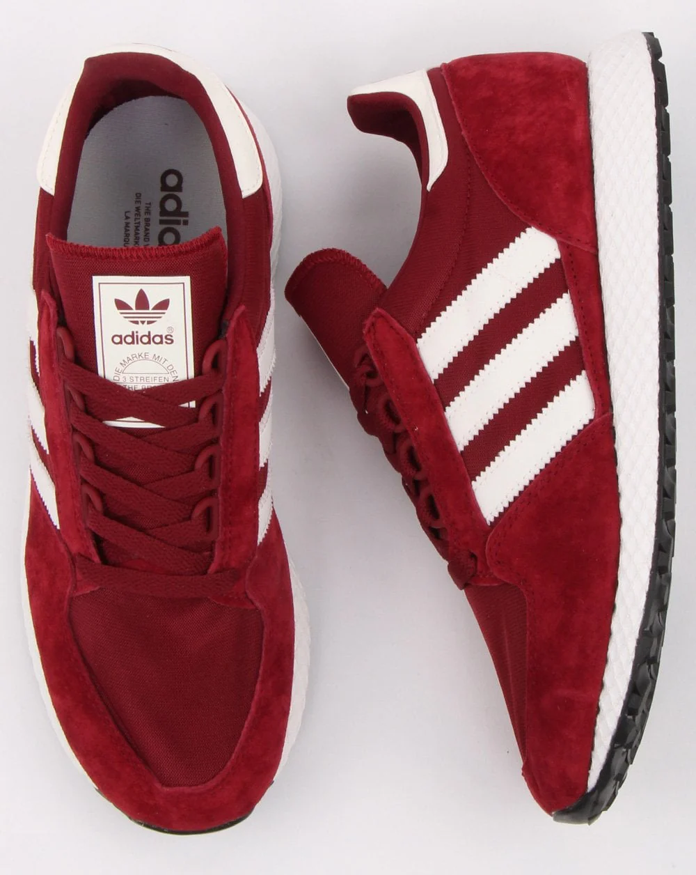 Adidas Forest Grove Trainers Burgundy/cloud White - Image 2