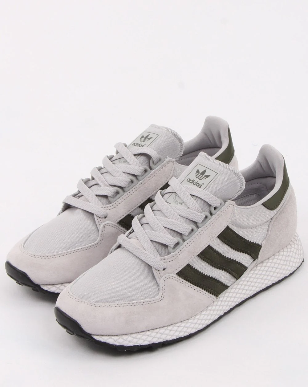 Adidas Forest Grove Trainers Grey/night Cargo - Image 3