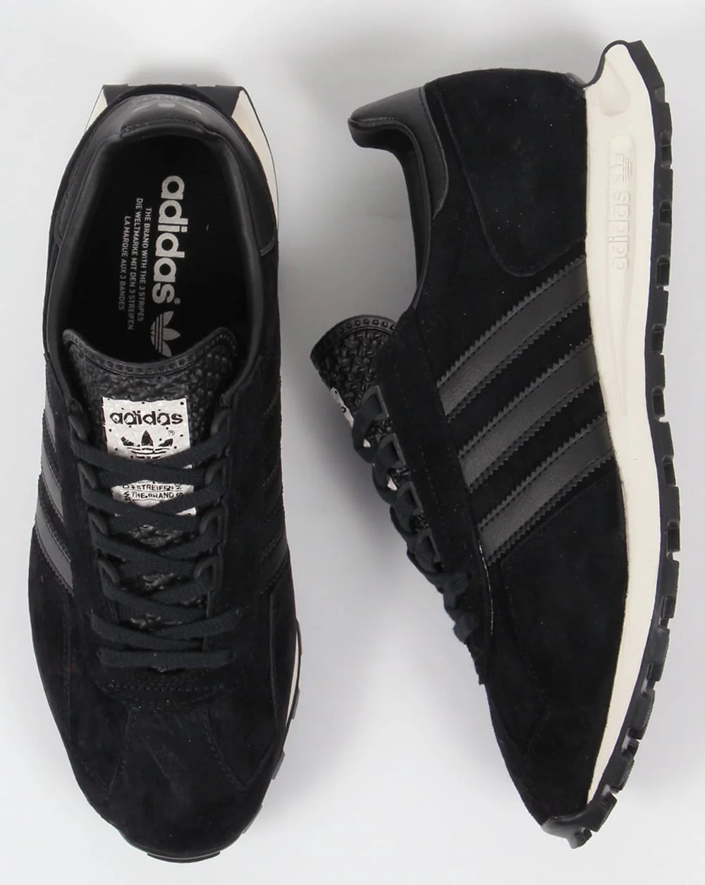 Adidas Formel 1 Trainers Black/White Sole - Image 2