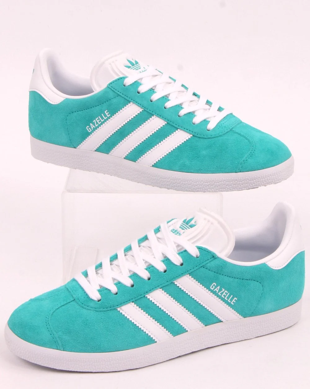 Adidas Gazelle Trainers Aqua/white - Image 2