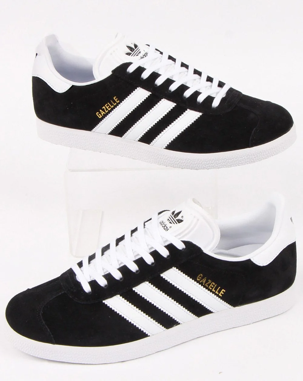 Adidas Gazelle Trainers Black/White - Image 2