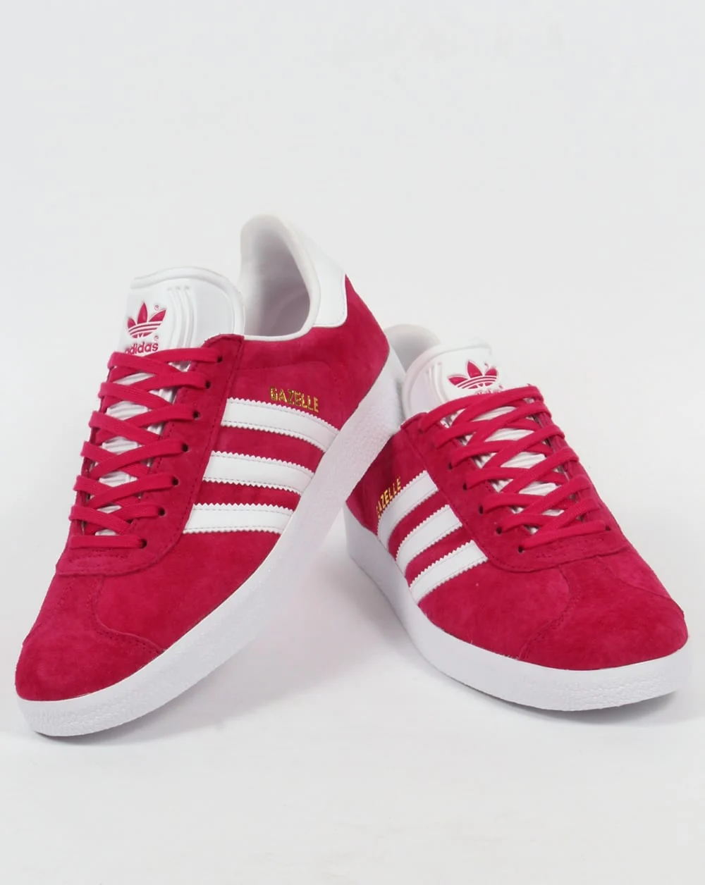 Adidas Gazelle Trainers Bold Pink/White - Image 3
