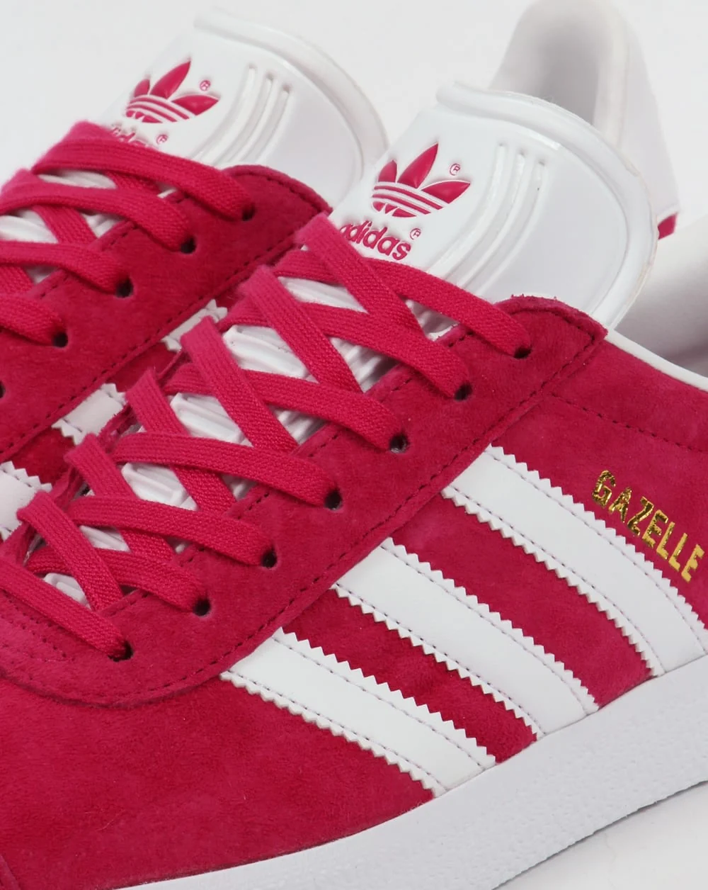 Adidas Gazelle Trainers Bold Pink/White - Image 4