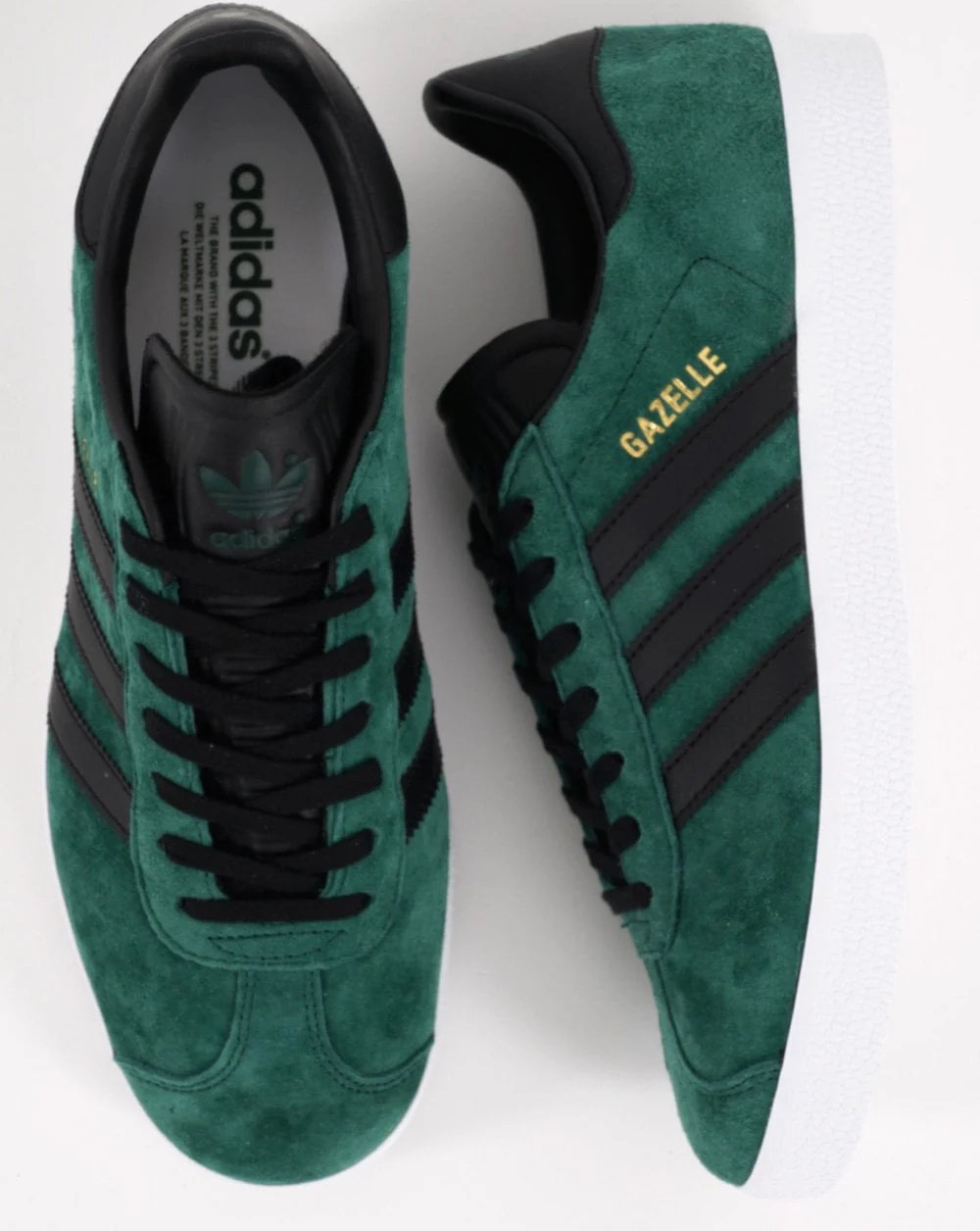 Adidas Gazelle Trainers Collegiate Green/Black - Image 3