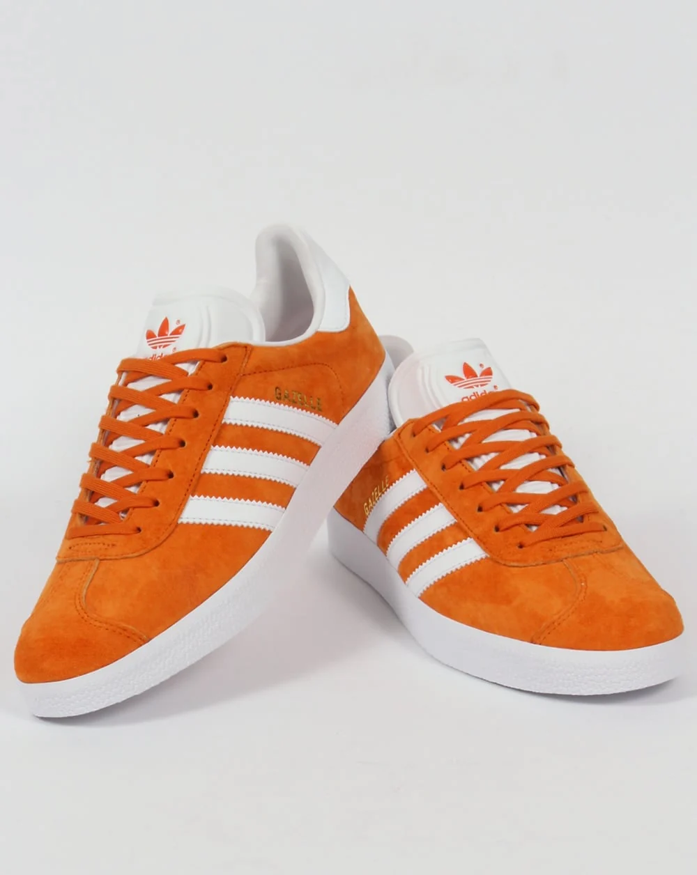 Adidas Gazelle Trainers Deep Orange/White - Image 4