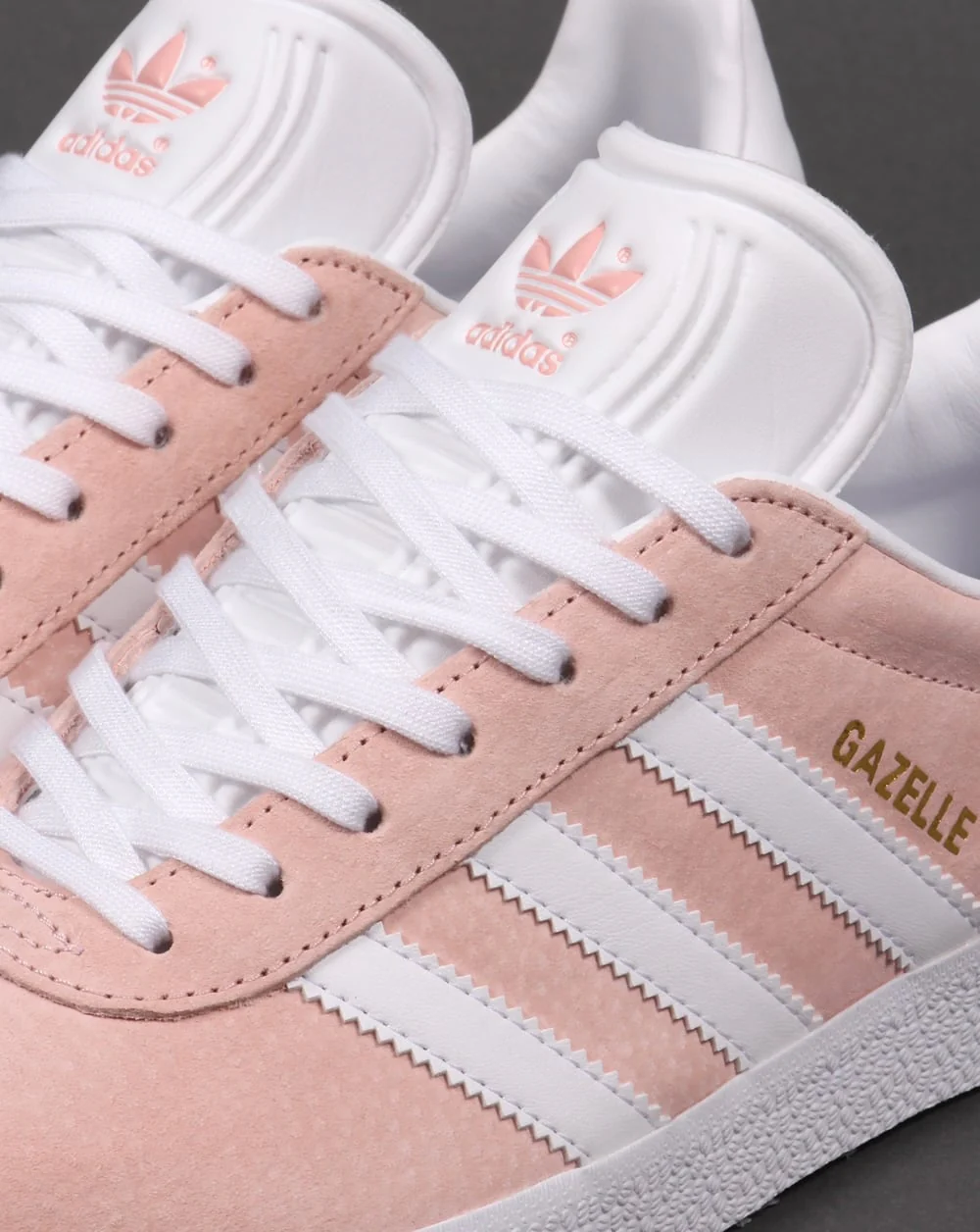Adidas Gazelle Trainers Light Pink/White - Image 4