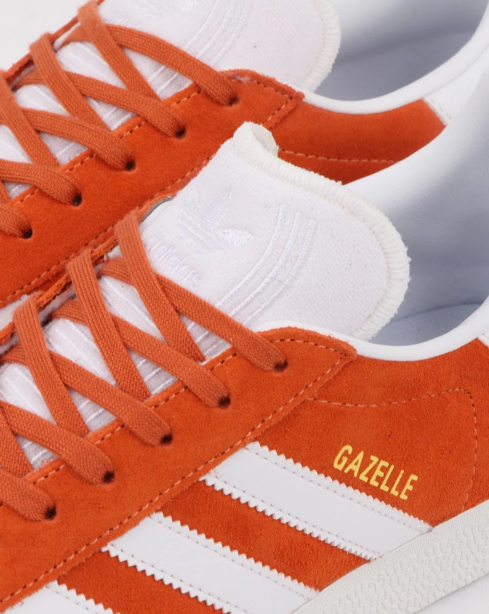Adidas Gazelle Trainers Orange/white - Image 4