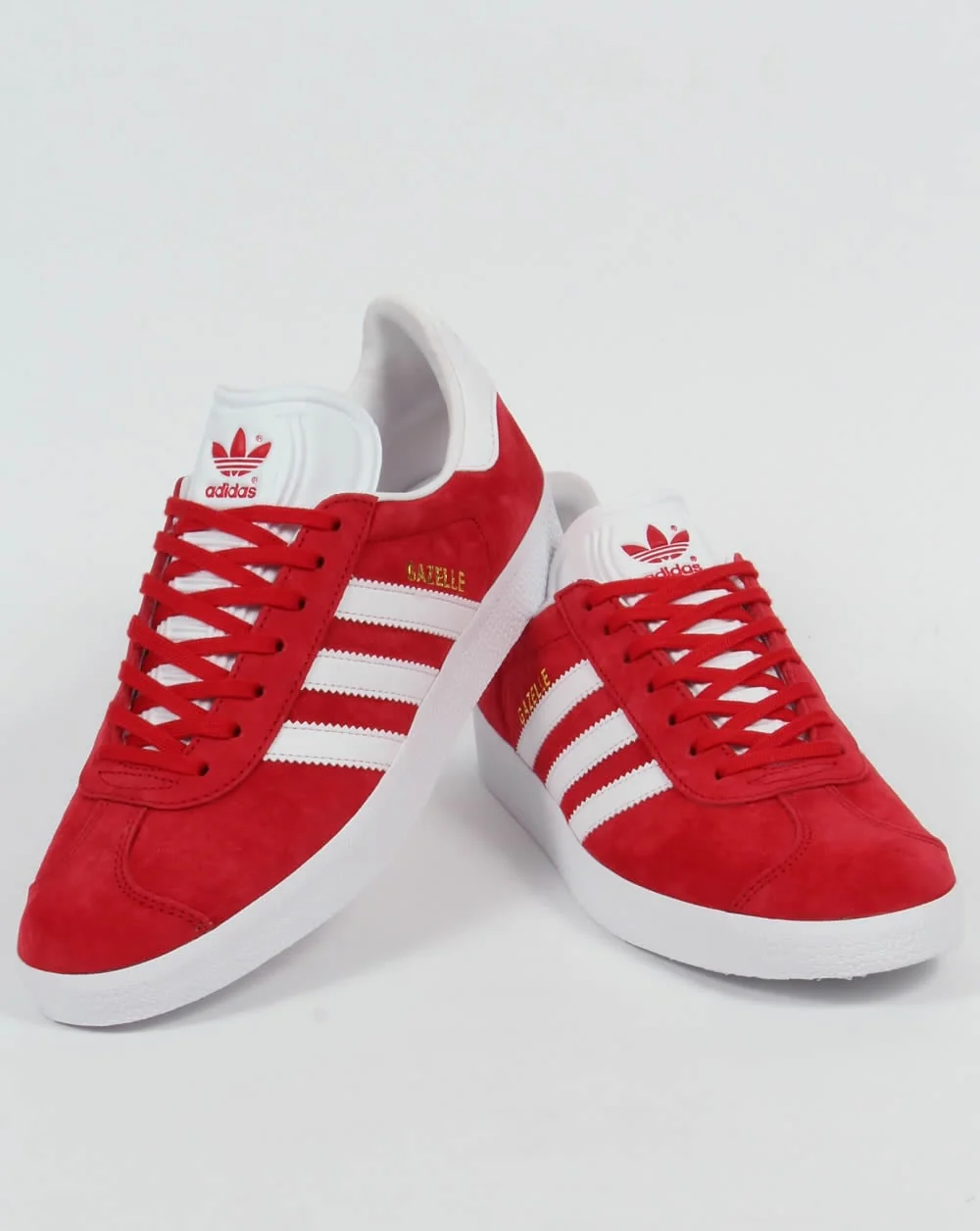 Adidas Gazelle Trainers Power Red/White - Image 3