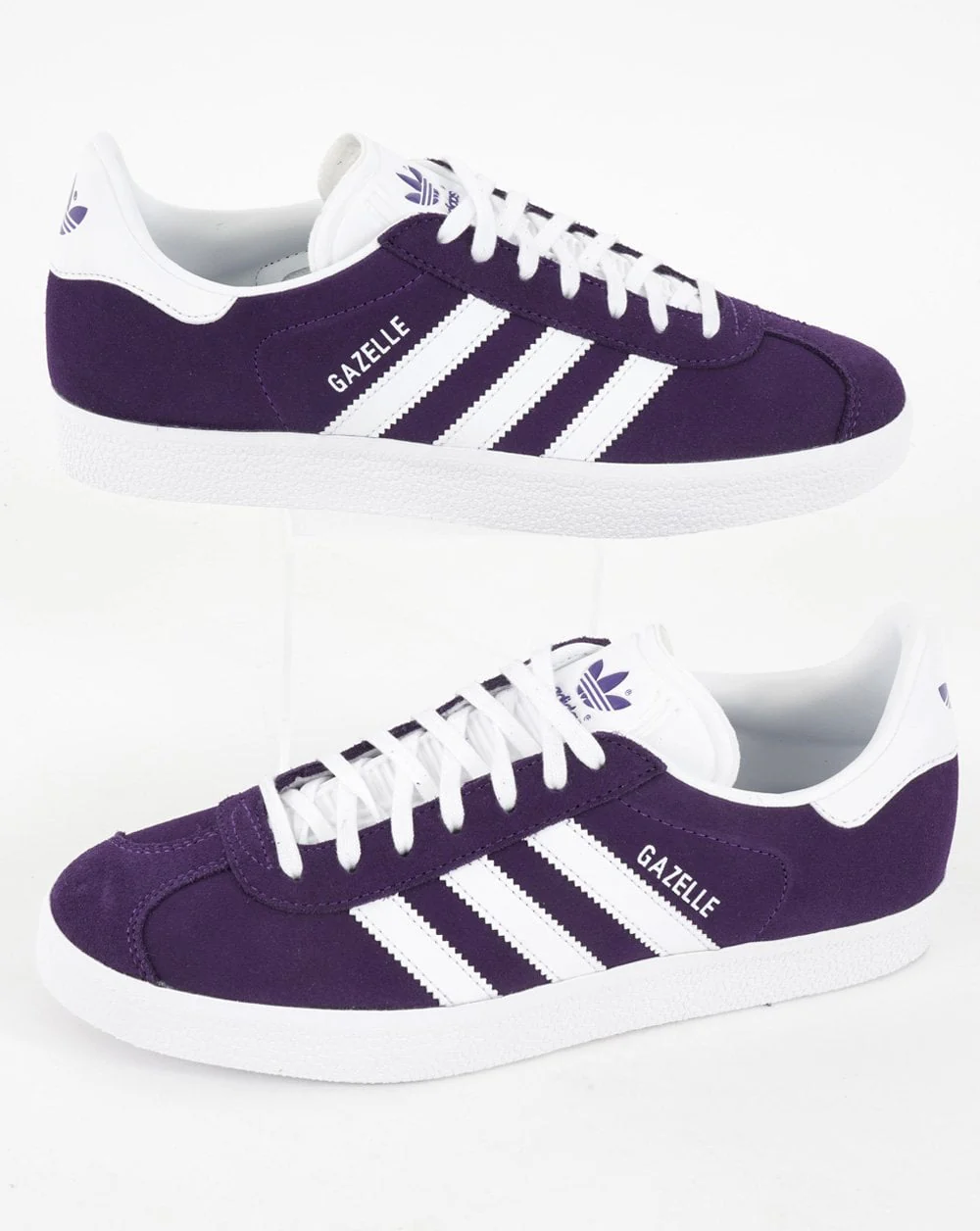 Adidas Gazelle Trainers Purple/White - Image 2