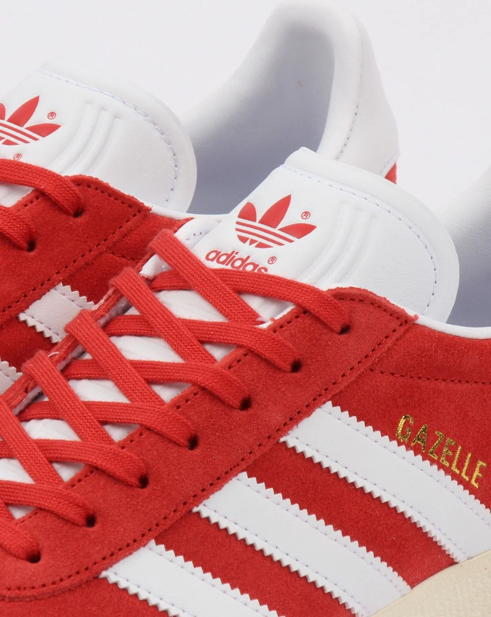 Adidas Gazelle Trainers Red/white vintage - Image 4