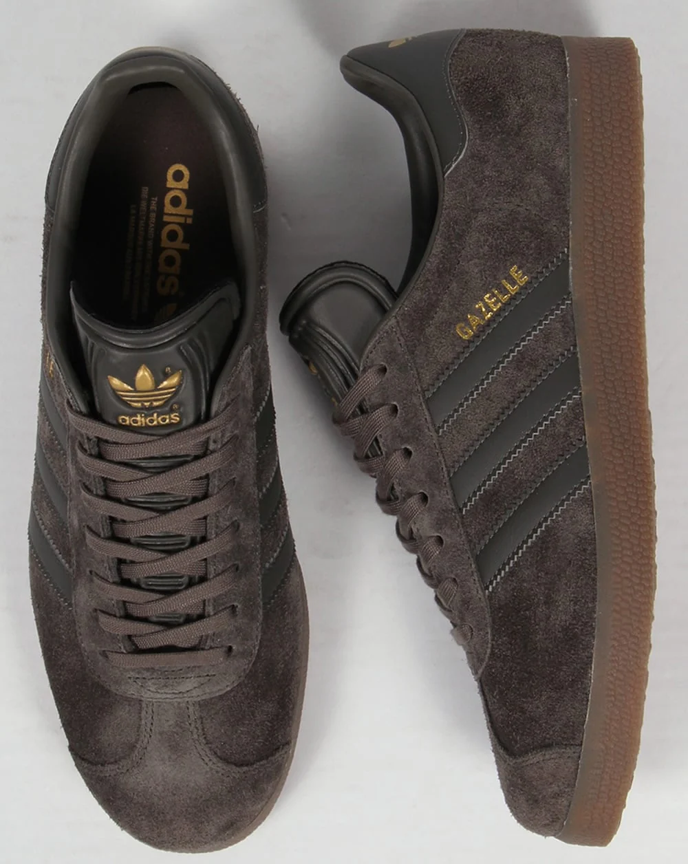 Adidas Gazelle Trainers Utility Grey/Gum - Image 2
