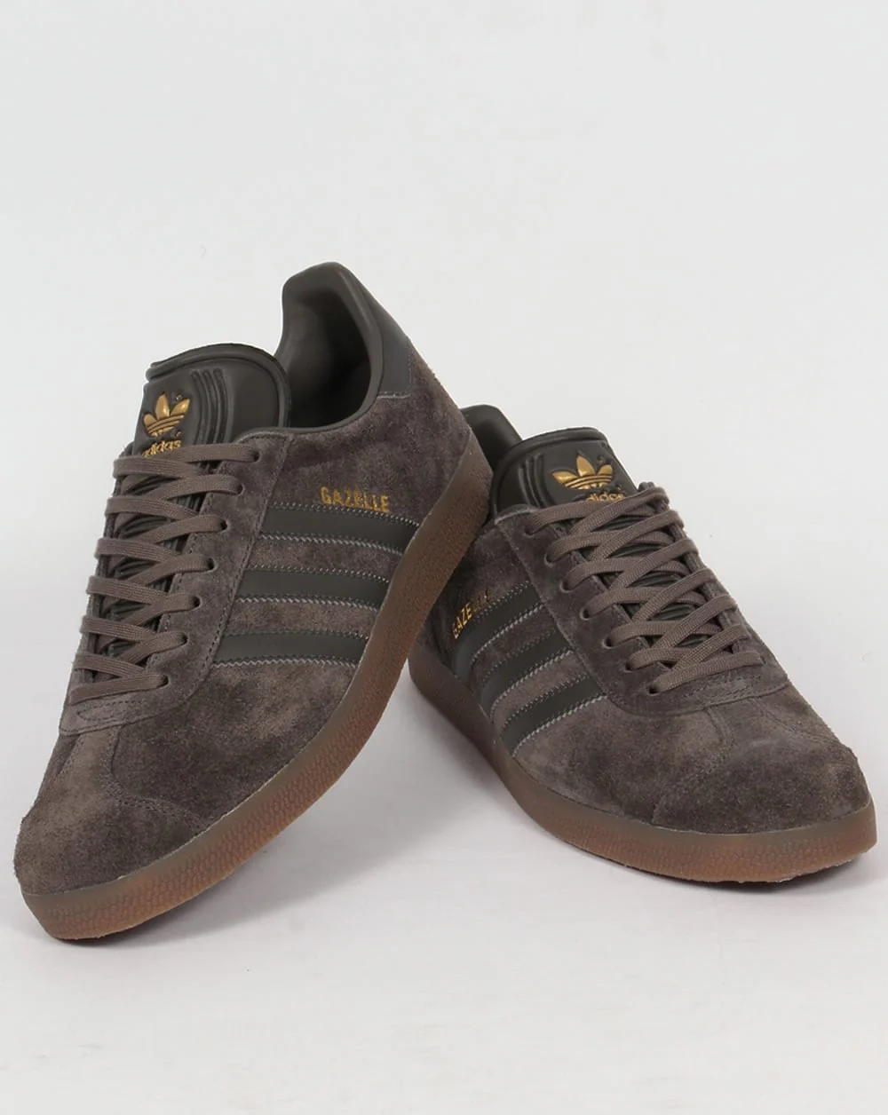Adidas Gazelle Trainers Utility Grey/Gum - Image 3