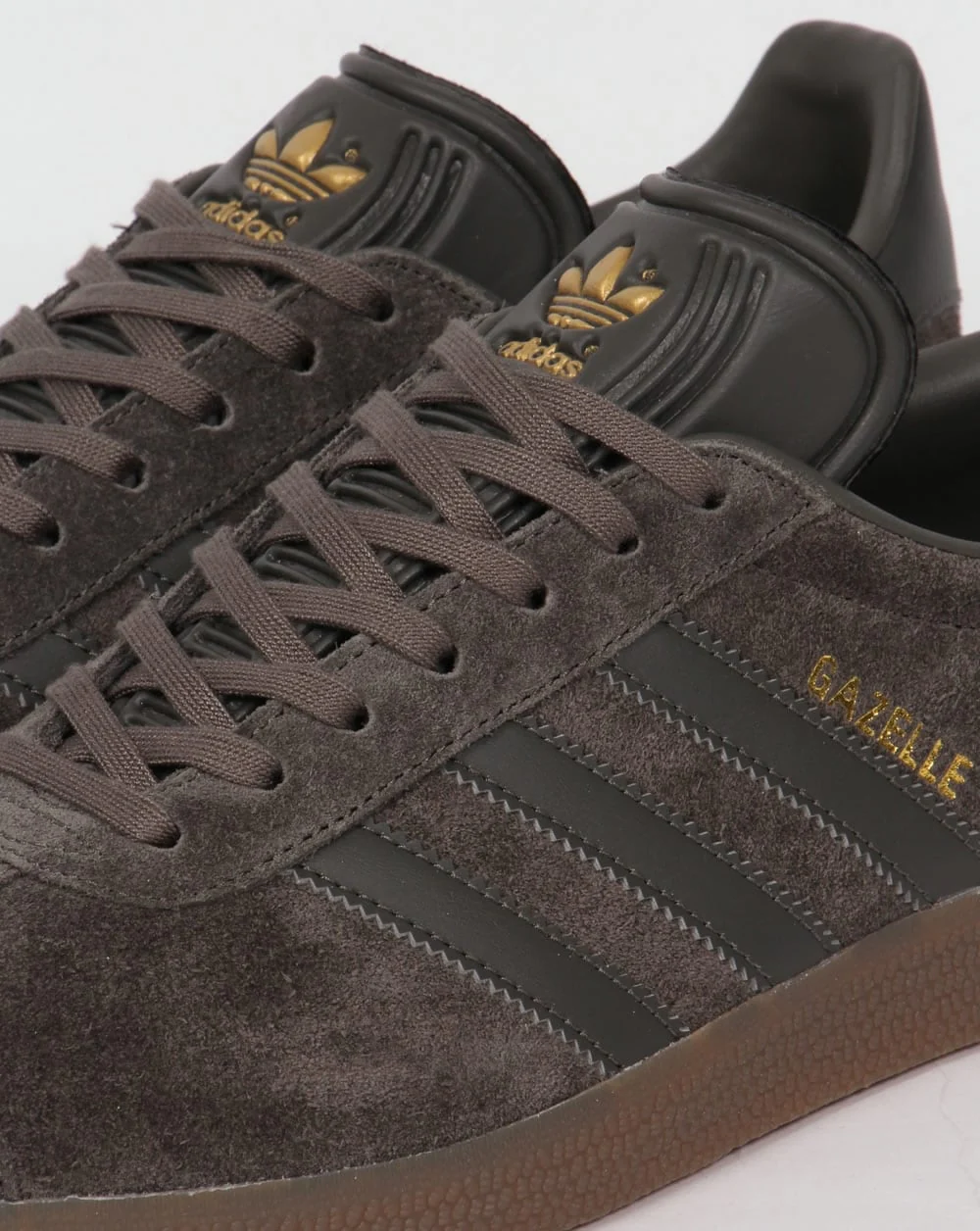Adidas Gazelle Trainers Utility Grey/Gum - Image 4