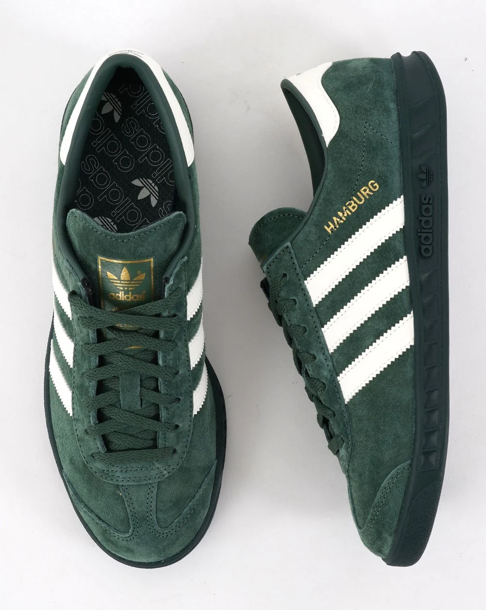 Adidas Hamburg Trainers Green Oxide - Image 3