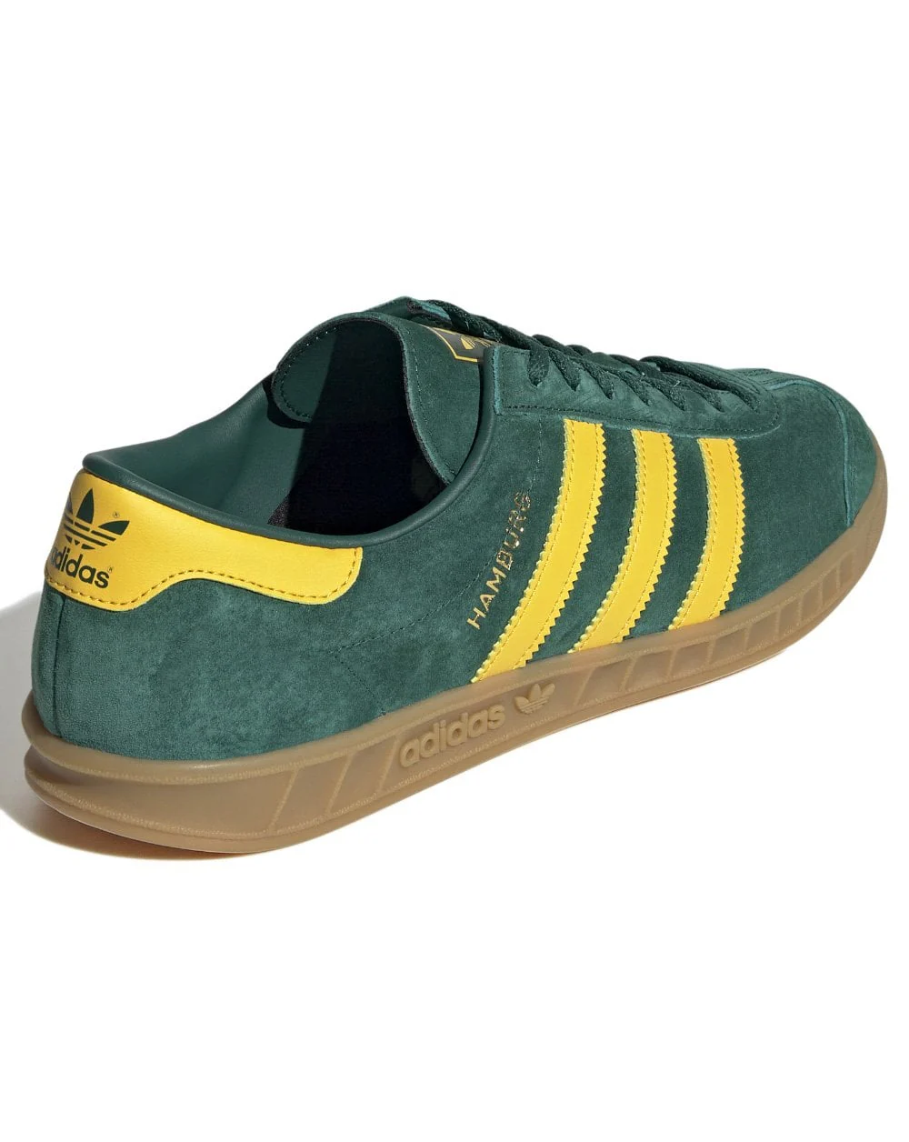 Adidas Hamburg Trainers Green/Yellow - Image 4
