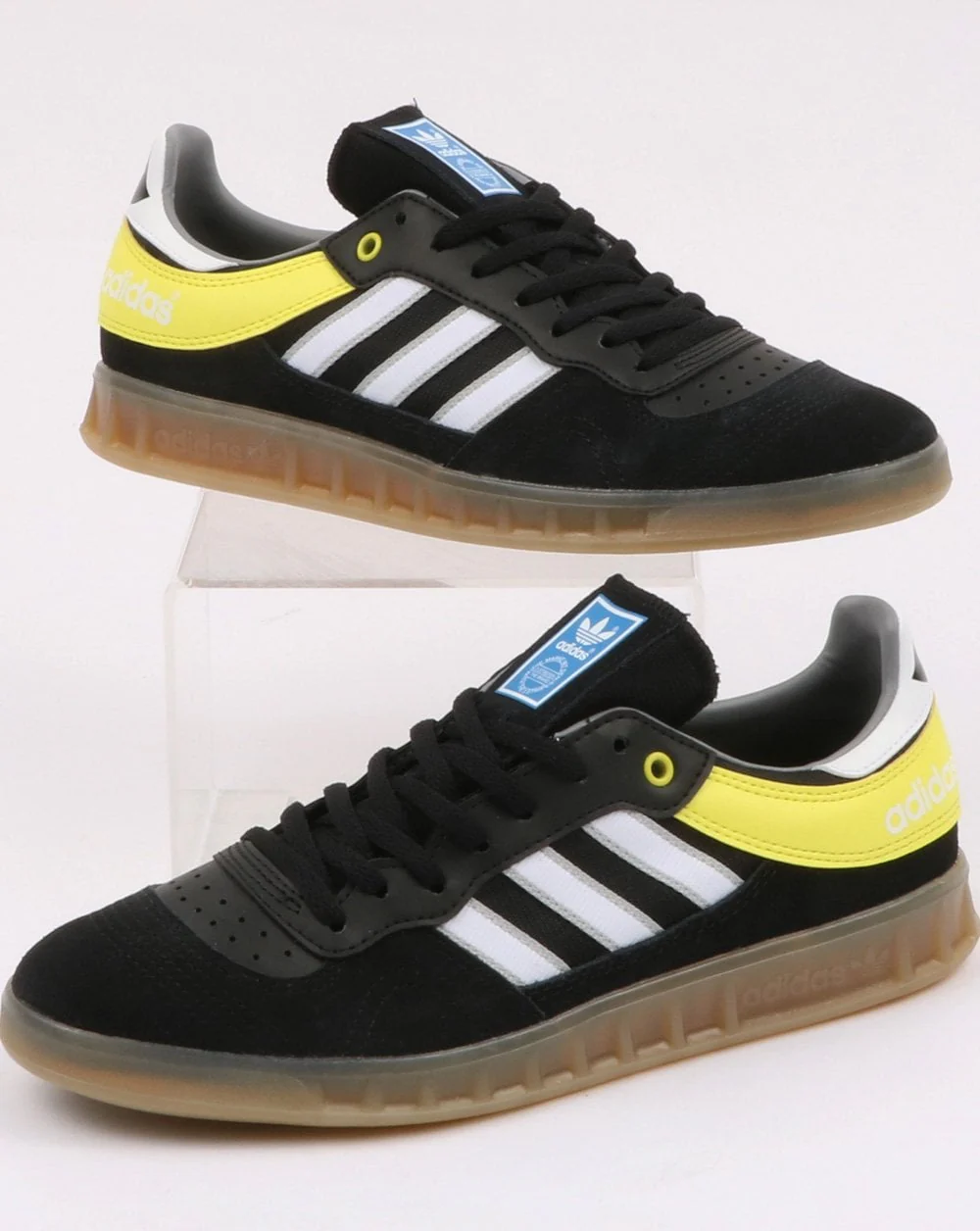 Adidas Handball Top Trainers Black/White/Shock Yellow