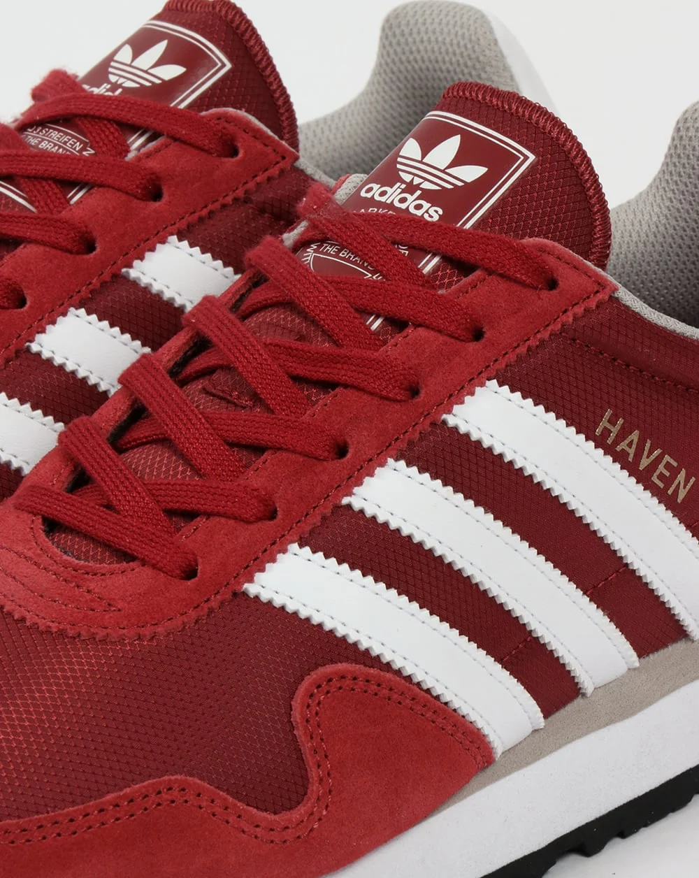 Adidas Haven Trainers Mystery Red/White - Image 4