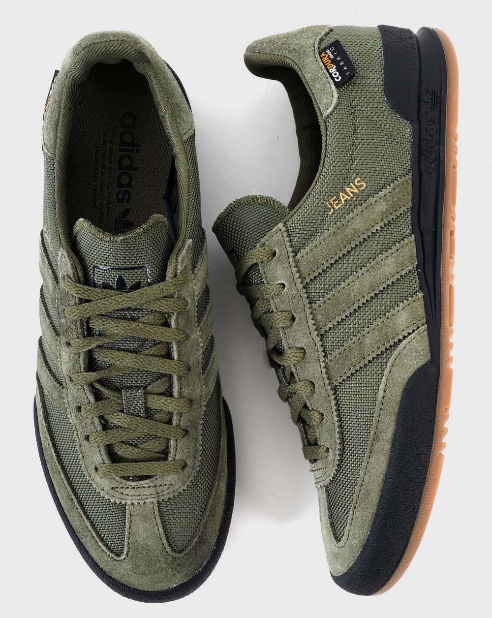 Adidas Jeans Cordura Trainers Olive - Image 2