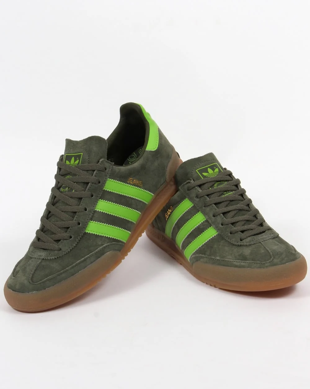 Adidas Jeans Trainers Green/Light Green - Image 3