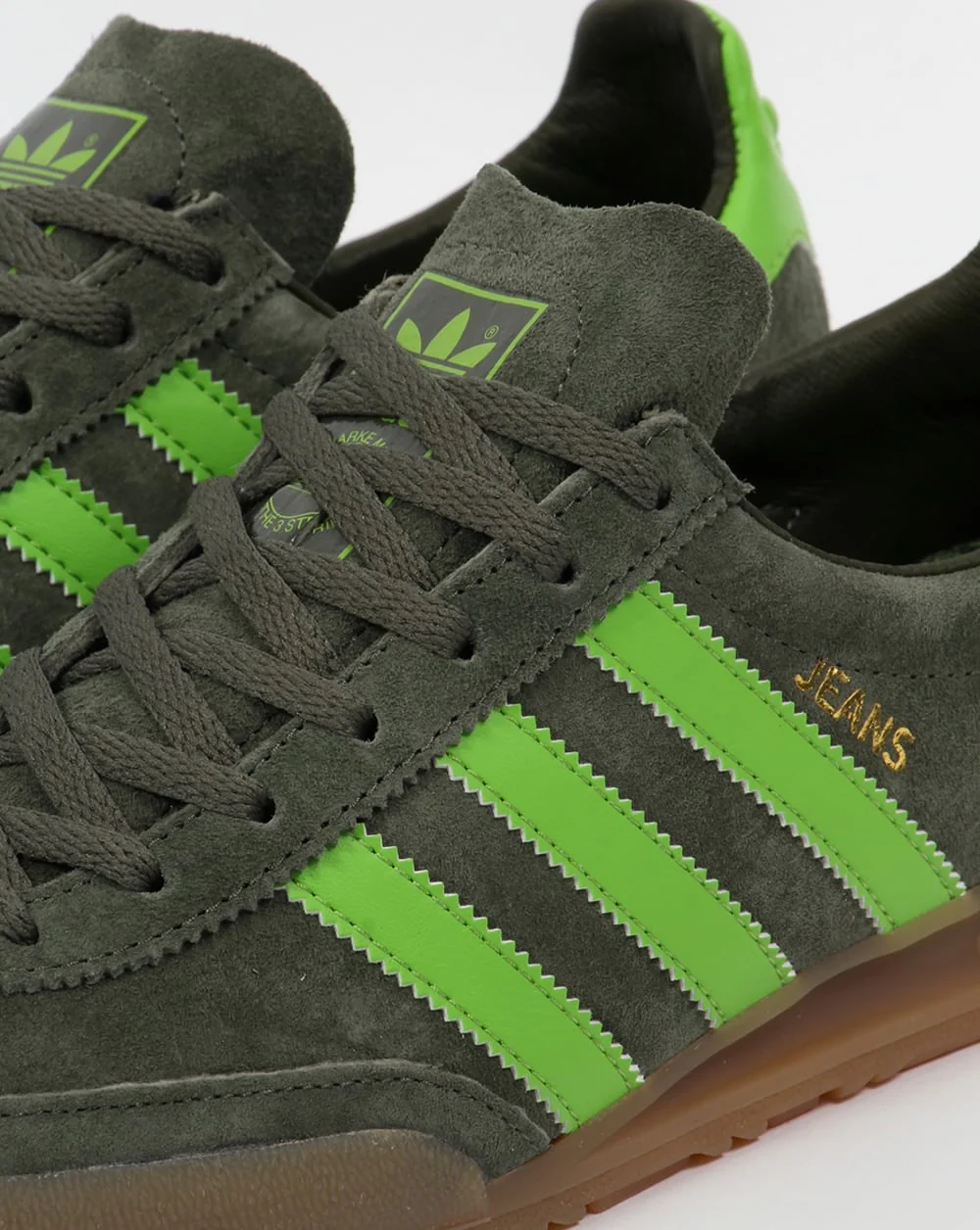 Adidas Jeans Trainers Green/Light Green - Image 4